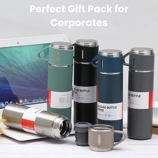 Stainless Steel Vacuum Thermal Flask Set 500 ML