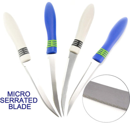 Stainless Steel Fruit Knife Set - Pack of 04/08/12