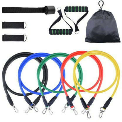 11 Pack Exercise Resistance Bands Set