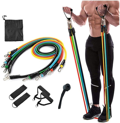 11 Pack Exercise Resistance Bands Set