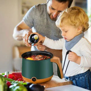 Multipurpose Electric  Cooking pot, Nonstick Electric Hot Pot Cooker & Steamer