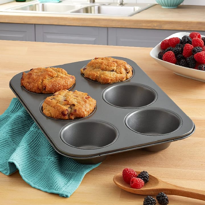 6/12 Cups Muffin Pan Set Bakeware Non-Stick Cupcake Baking Pan Mold for Cakes