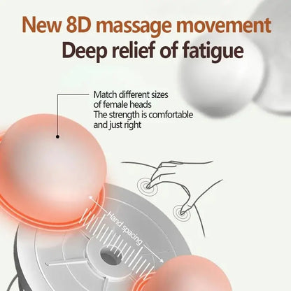 Back and Neck Massager - 3D Deep Tissue Kneading