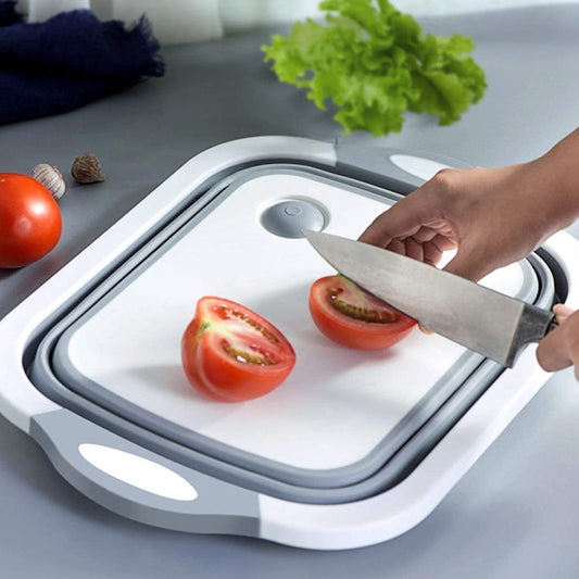 Multifunctional Folding Silicone Kitchen Cutting Board