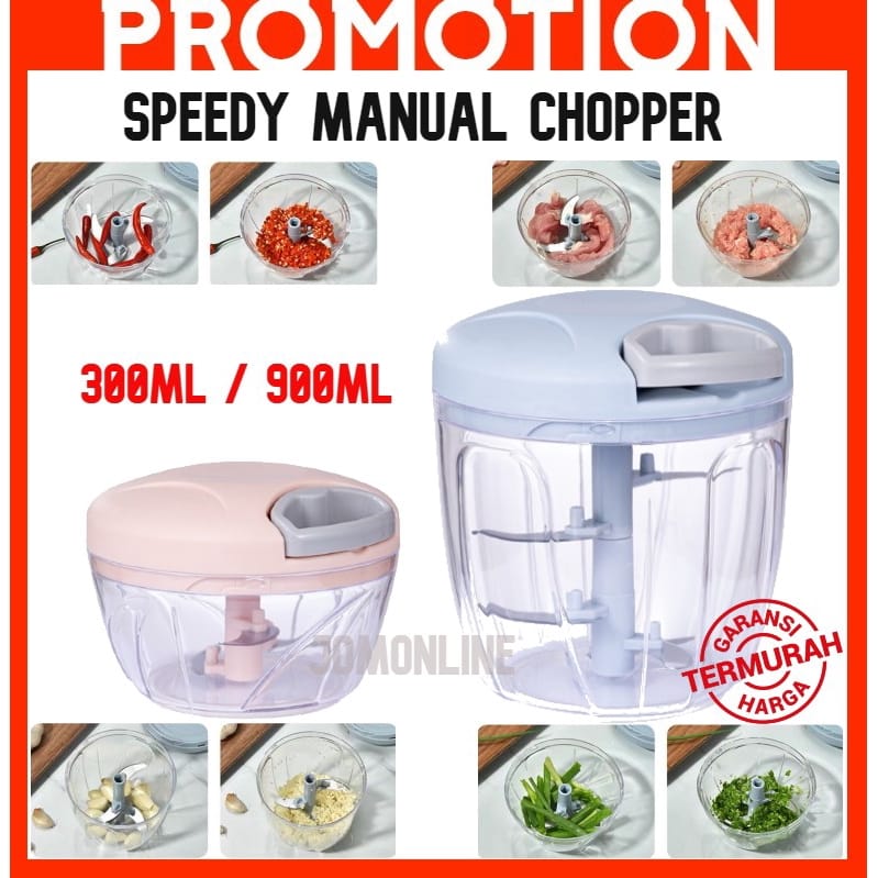 Multifunction Hand Pull Speedy Chopper to Chop Fruits Meat Onions Nuts Ginger Herbs Garlics