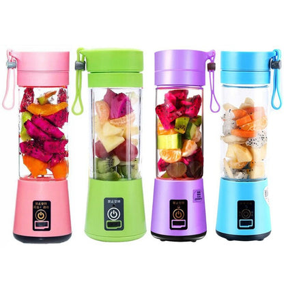 Mini Portable Electric Blender Juicer Cup USB Rechargeable Mixer 380ml