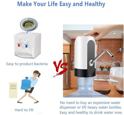 Automatic Electric Water Pump Drinking Water Dispenser for Home, Office, Travel, Camping