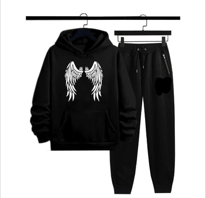 Men's Polyester Track Suit - 2 Pcs Set, Plain Design