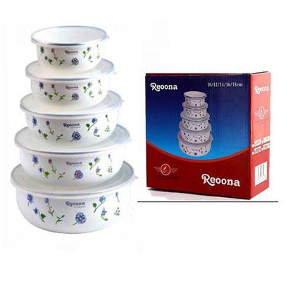 Reoona Kitchen Storage Bowl Set 5 PCS