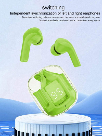 Air31 Earbuds Wireless Crystal Transparent Body | Air 31 Bluetooth Ear Bud Tws Wireless Bluetooth 5.3 Without Pouch (random Color)