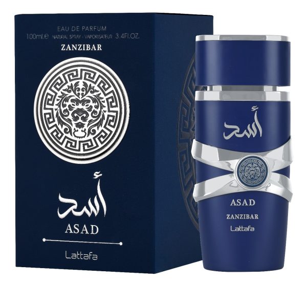 Asad Zanzibar Lattafa Perfume For Men 100ml Orignal Edp