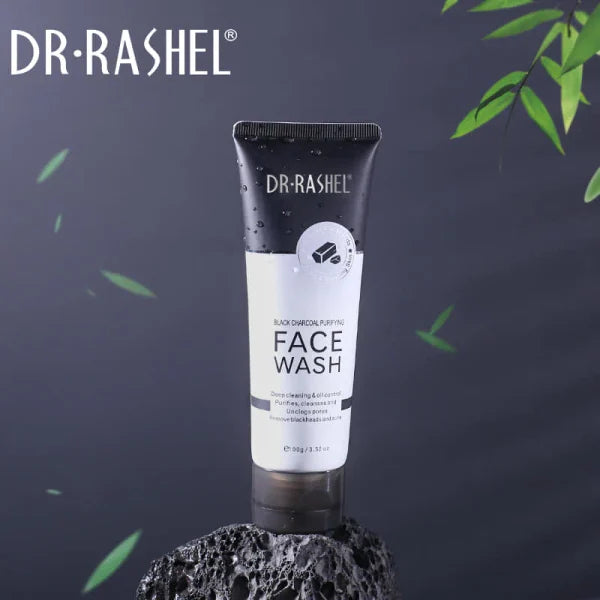 Dr.rashel Black Charcoal Purifying Face Wash – 100g