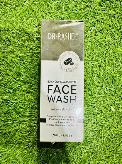 Dr.rashel Black Charcoal Purifying Face Wash – 100g