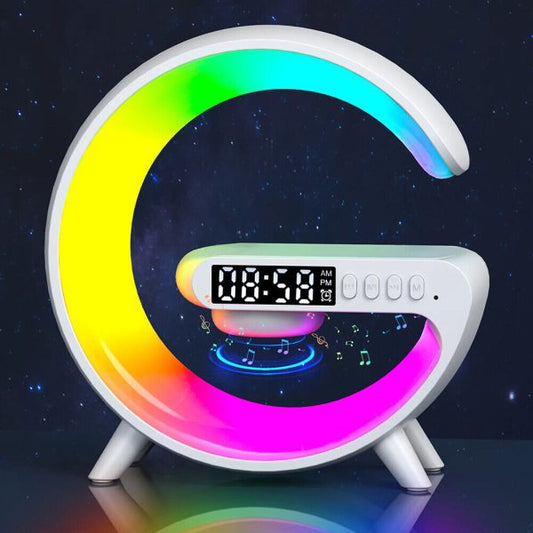 G63 Rgb Light Bluetooth Speaker With 10w Wireless Charging