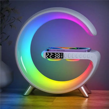 G63 Rgb Light Bluetooth Speaker With 10w Wireless Charging