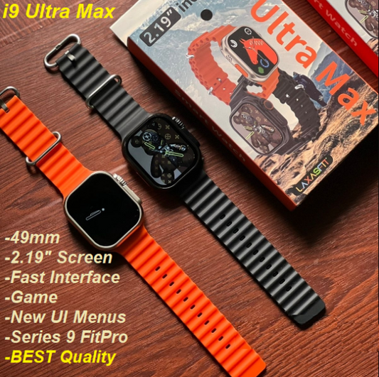 I9 Ultra Max Bluetooth Ip67 Rated Waterproof Smart Watch