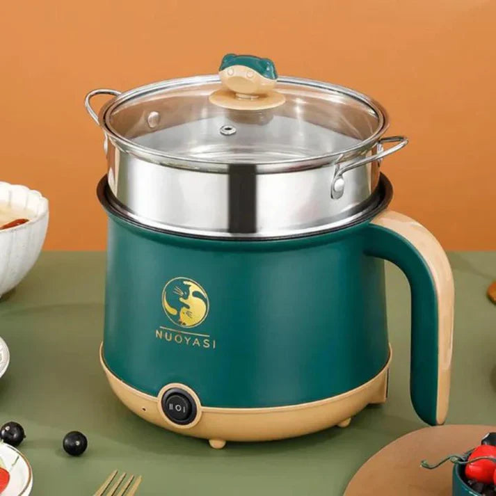 Multipurpose Electric  Cooking pot, Nonstick Electric Hot Pot Cooker & Steamer